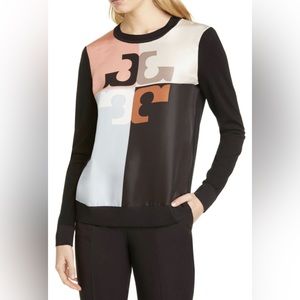 Tory Burch silk blouse size L
